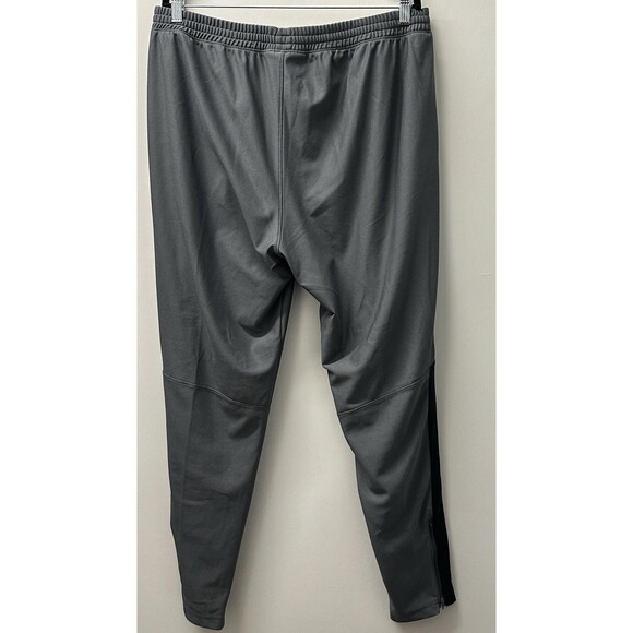 Under Armour Track Pants Mens XXL Gray Fitted Drawstring Pocket Zip Ankle Gym - Picture 5 of 11